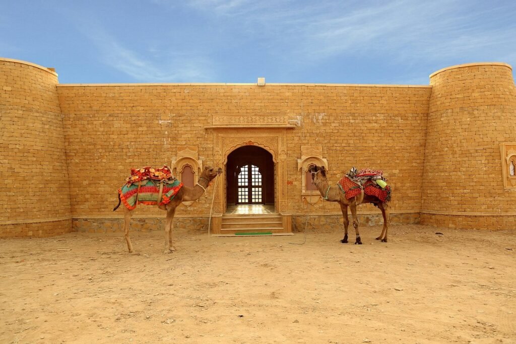 Luxury Camps in Sam Sand Dunes
